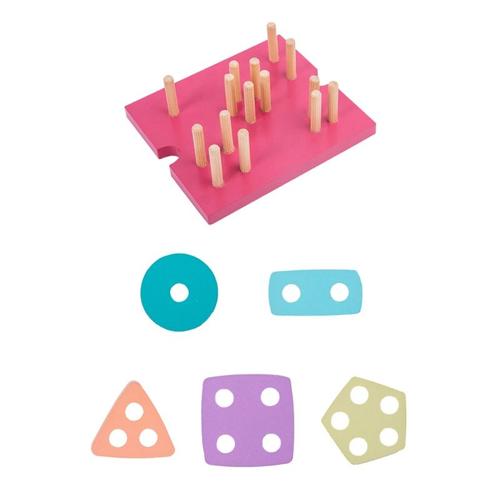 Puzzle En Bois Pour Bébés, Blocs À Empiler, Tri Des Formes, Reconnaissance Des Couleurs, Apprentissage Précoce, Jeu De Correspondance, Jouet, Cadeaux De La Maternelle D5qa