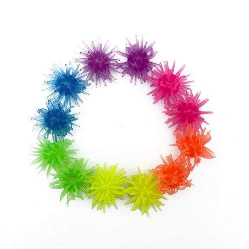 Boule de fleurs souples à poignée, jouet Miniature, anti-Stress, pour tout-petits, fleur rampante réaliste, nouveauté, D5QA