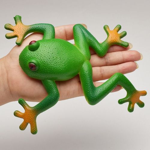 Grenouille Réaliste Et Effrayante, Jouet Pour Enfants Et Adultes, Texture Douce, Soulage Le Stress, D5qa
