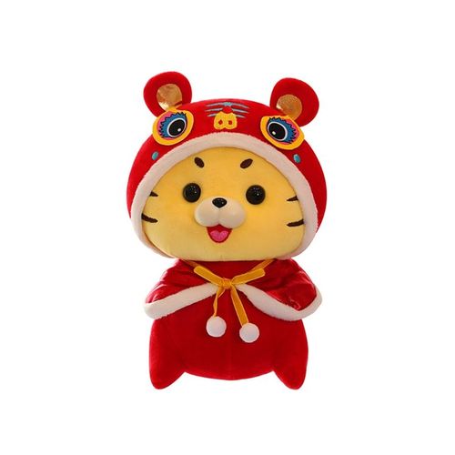 Poupée De Tigre Faite À La Main, Décoration De Table, Remplie De Coton, Nouveauté Canapé Salle, Fourniture De Cérémonie De L'Année Lunaire Chinoise 2022 D5qa