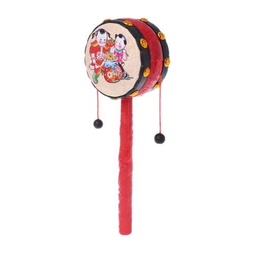 Jouet Pour Enfant Chinois, Hochet, Tambour, Singe, Cadeau D5qa