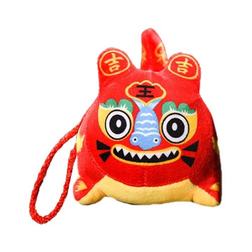 Jouet Traditionnel En Forme De Tigre Pour Bébé, Décoration De Lit Du Zodiaque, Poupée, Nouvel An, Éléments Rouges, Jouets De Qualité Alimentaire D5qa