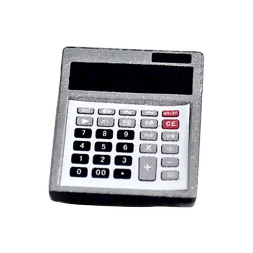 Calculatrice en alliage pour maison, bureau et école, accessoire Miniature de décoration, cadeau, excellente qualité et jouet populaire pour enfants D5QA