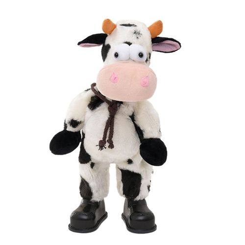 Poupée En Peluche Animal Dansant De 15 Pouces, Jouet Électrique Amusant, Vache/Cerf/Chien Avec Chansons Intégrées, Bébé Interactif, Cadeau De Noël D5qa