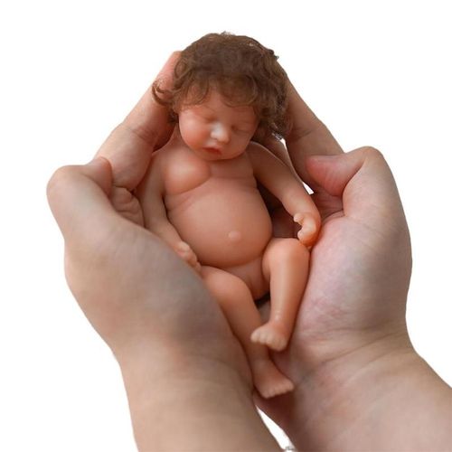 Bébé Reborn S En Silicone, 6 Pouces, 15cm, Tout Le Corps, Mini, Sommeil, Réaliste, Surprix, Double, Anti-Stress, A5s1