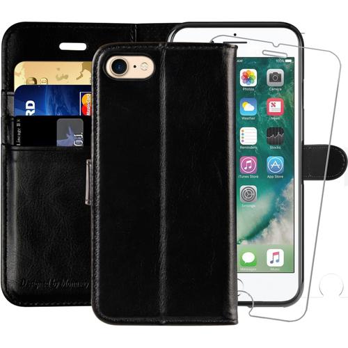 Coque Iphone 6, Etui Iphone 6s, Housse Portefeuille Etui En Cuir Pu Antichoc Flip Case Fonction Support Avec Fentes Pour Cartes Pour Iphone 6/Iphone 6s 4,7 Pouces