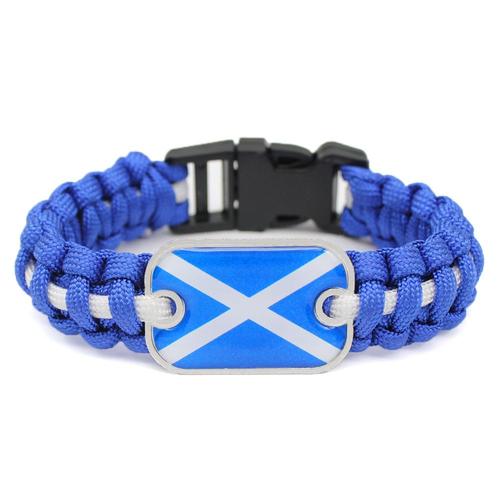 Bracelet Paracorde Avec Drapeau De Pays Du Monde Pour Hommes Et Femmes, Bijoux En Verre, Usa, France, Espagne, Italie, Turquie