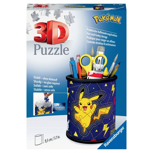 Puzzle Puzzle 3d Pot À Crayons - Pokémon