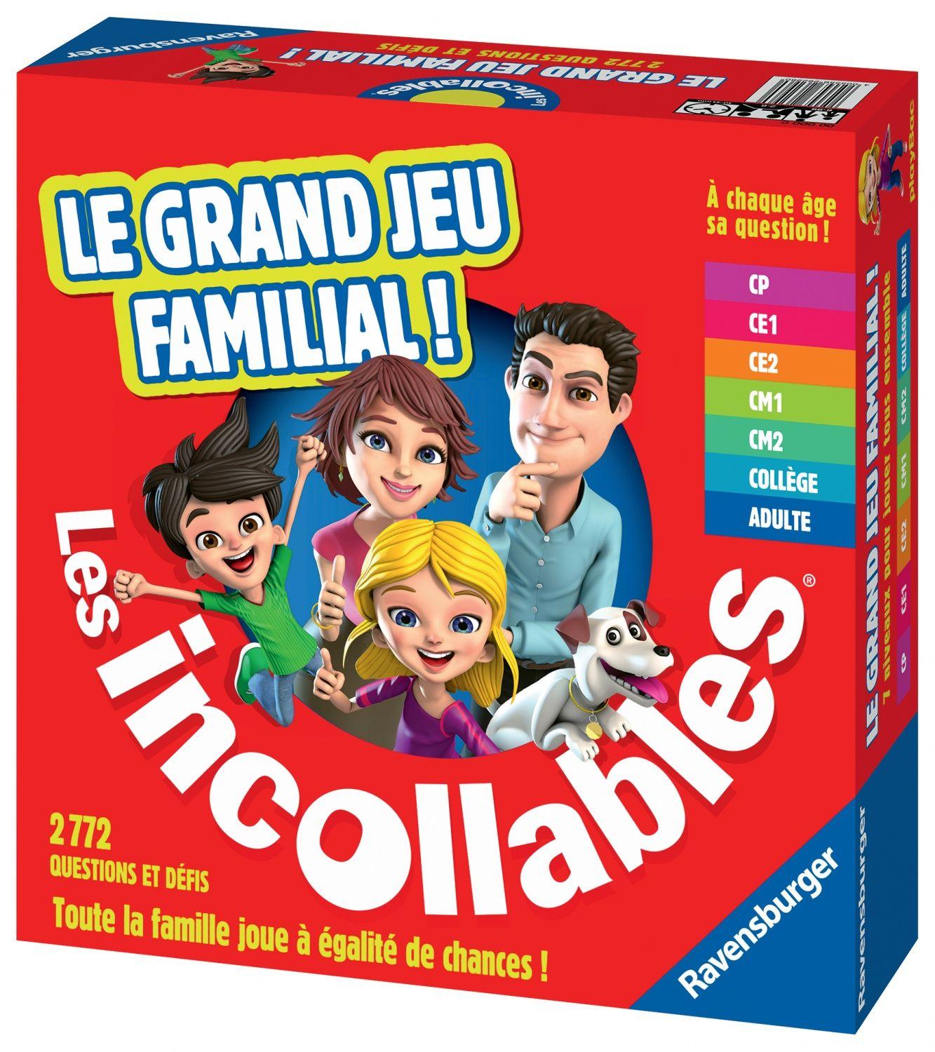 RAVENSBURGER Jeu Le p'tit bac des Incollables pas cher 