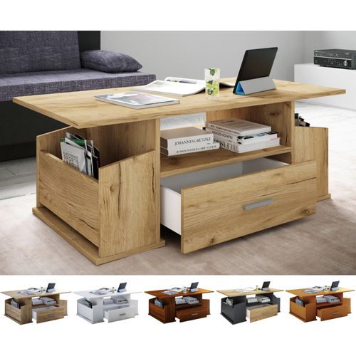 Vcm Table D'appoint En Bois Table Basse Table De Salon Tiroir Junata Table D'appoint En Bois Table Basse Table De Salon Tiroir Junata