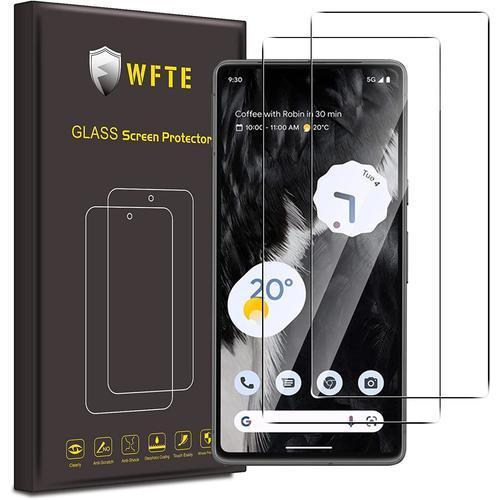 Lot De 2 Verre Trempé Pour Google Pixel 7 0,26mm Film De Protection D'écran Avec Haute Transparence 99 Anti-Trace Protecteur Avec Dureté 9h Glass