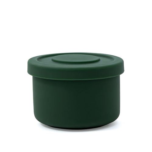 Vert Petit - Boîte De Rangement Des Aliments En Silicone Pour Bébé, Bol Rond Bento De Cuisine, Vaisselle Chauffante Pour Micro-Ondes, Assiettes, Vaisselle Pour Enfants