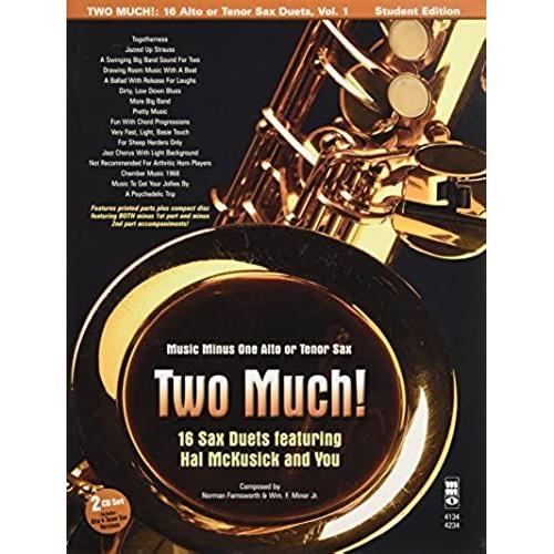Two Much 16 Duets For Sax