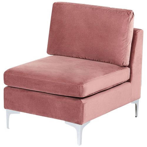 Section De Canapé En Velours Rose 1 Place Evja
