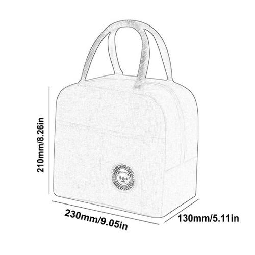 Sac à déjeuner Portable boîte à déjeuner isotherme fourre-tout sac  isotherme pochette à Bento conteneur à déjeuner sacs de stockage des  aliments sac à main