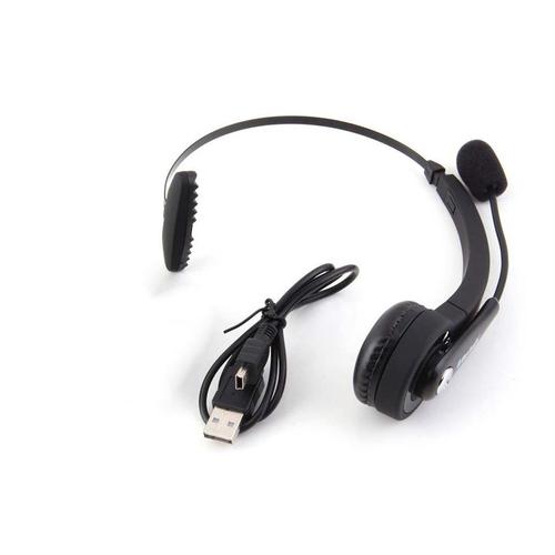 Nouveau casque Bluetooth sans fil mono avec suppression de bruit avec micro  mains libres pour PC PS3 Gaming téléphone portable ordinateur portable-noir