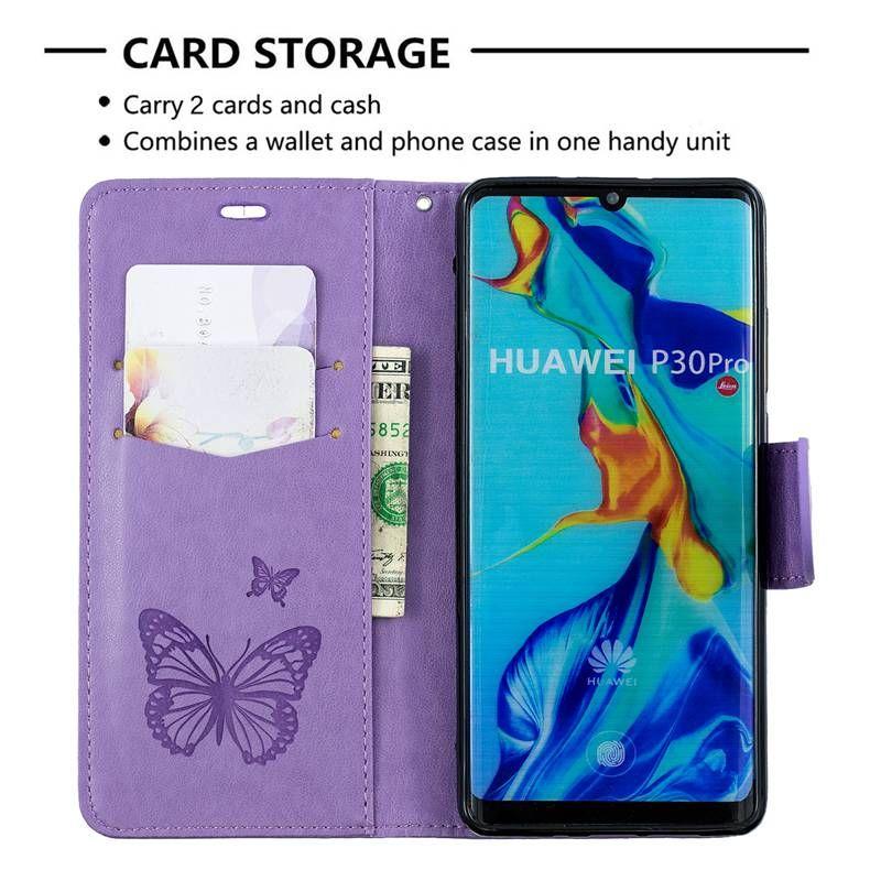 tui Portefeuille En Cuir Pu Pour Huawei P40 Pro Lite Avec G... - 4