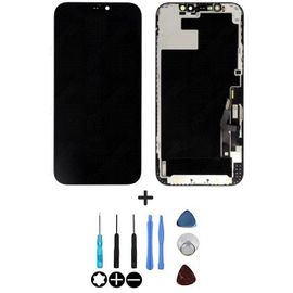 Ecran Complet Lcd Oled + Vitre Tactile Noir Pour Apple Iphone 12 A2172 A2402 A2403 A2404