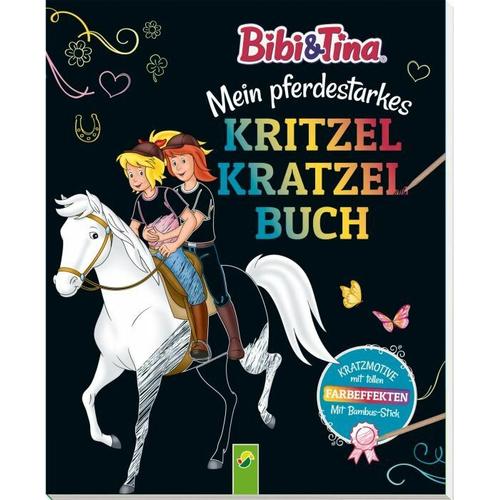 Bibi & Tina -  Mein Pferdestarkes Kritzel-Kratzel-Buch