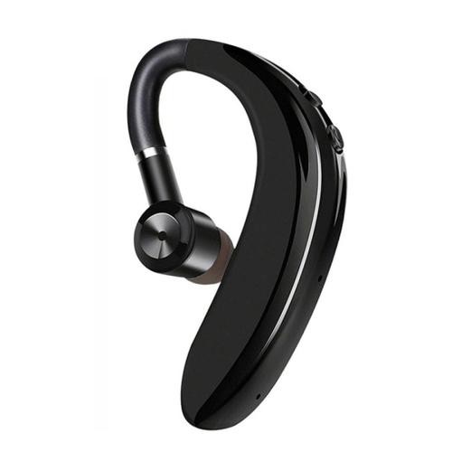 OLAF Business Casque sans fil V5.2 Écouteurs avec affichage de la puissance Écouteurs Bluetooth Single In Ear Hook Headset Gamer Earphone-Black-s109 No LED