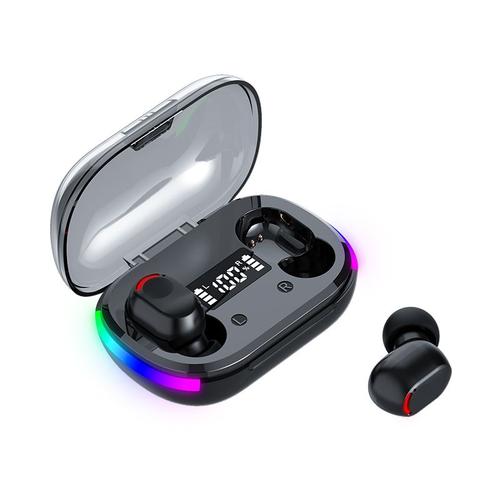 Casque Audio Bluetooth Stéréo Intra-auriculaire avec Micro - Noir