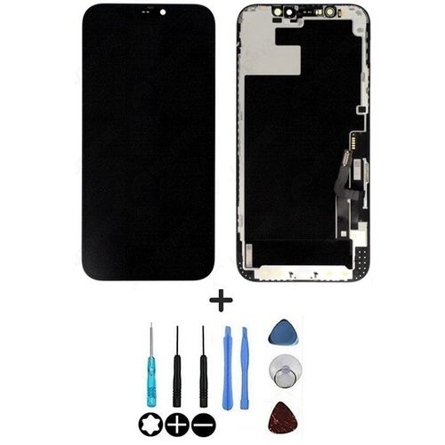 Ecran Lcd Oled + Vitre Tactile Noir Pour Apple Iphone 12 Mini A2176 A2398 A2399 A2400