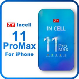 Ecran Lcd Et Vitre Tactile Noir Incell (Zy) Pour Apple Iphone 11 Pro Max (A2161 A2218 A2220)