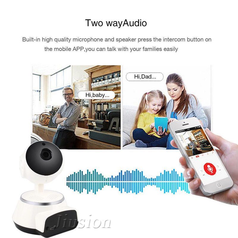 Wifi Mini Camra Surveillance Baby Monitor Night Vision Elec... - 5