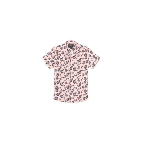 Chemise Le Temps Des Cerises Postir Motif Fleuri Homme Rose