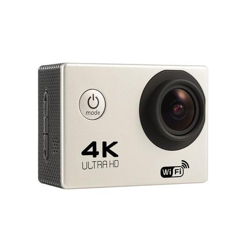 Caméra de sport Wifi Mini caméra Caméra étanche extérieure 720P 30FPS Caméra d'action interpolée 4K 2.0quot; Caméscope vidéo DVR, gris argenté - PAS de carte TF