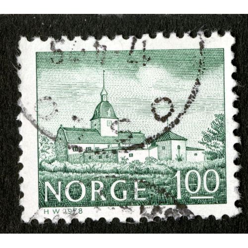 Timbre Oblitéré Norge, 1978, 1.00