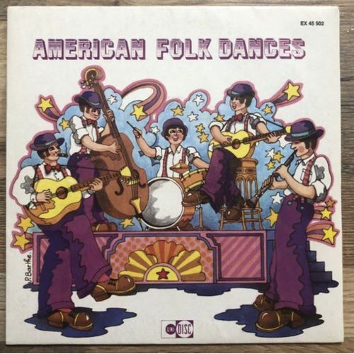 Vinyle 45 Tours-American Folk Dances