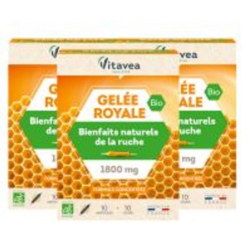 Nutrisante Gelée Royale Bio 1800mg 3x10 Ampoules 