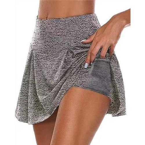 Jupe De Surintendant Deux Pièces Pour Femme,Poche Solide Pour Document,Faux Pantalon,Taille Moyenne,Mode Sexy,Style Simple,Chaud,Dame,Été,2023