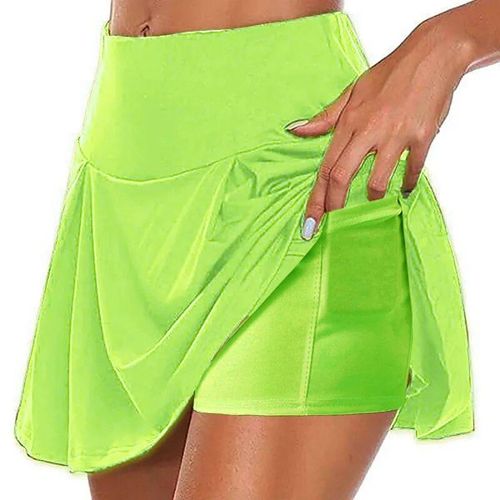 Jupe De Surintendant Deux Pièces Pour Femme,Poche Solide Pour Document,Faux Pantalon,Taille Moyenne,Mode Sexy,Style Simple,Chaud,Dame,Été,2023