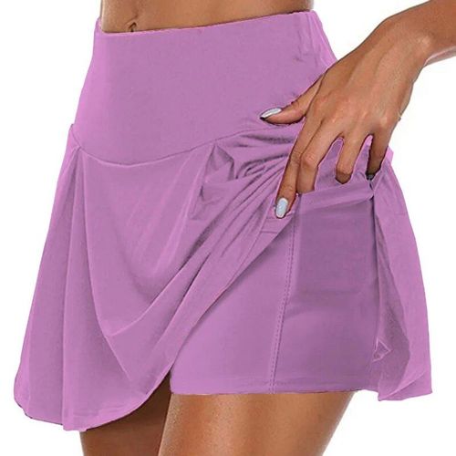 Jupe De Surintendant Deux Pièces Pour Femme,Poche Solide Pour Document,Faux Pantalon,Taille Moyenne,Mode Sexy,Style Simple,Chaud,Dame,Été,2023