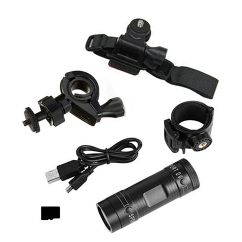 Caméra de Sport 1080P Mini Caméra Sport DV Vélo, Caméra Pistolet Mini Caméscope Enregistreur Vidéo pour Escalade Ski Cyclisme,B