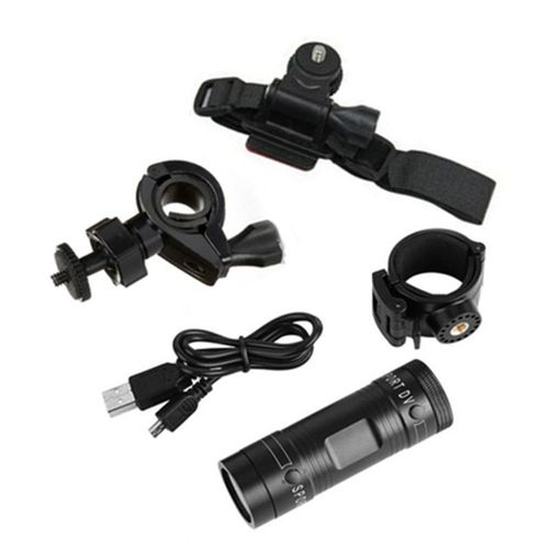 Caméra de Sport 1080P Mini Sports DV Caméra Vélo, Caméra Pistolet Mini Caméscope Enregistreur Vidéo pour Escalade Ski Cyclisme,A