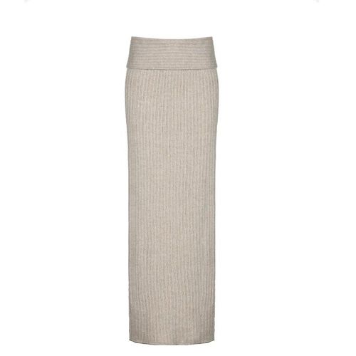 Cibbar-Jupe En Tricot Mince Pour Femme,Monochromatique,Taille Basse,Élastique,Maigre,Jupes Longues Pour Femme,Vêtements Harajuku Élégants,Automne,Hiver,Y2k
