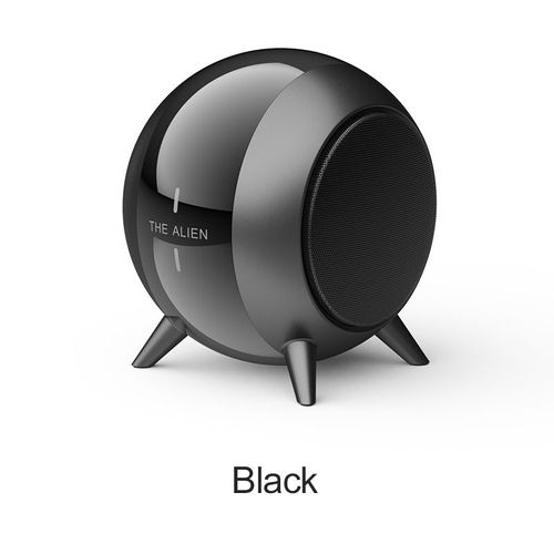 Mini haut-parleur Bluetooth Haut-parleur sans fil portable 9D Surround Subwoofer Haute qualité Super Heavy Bass Stéréo En stock Ordinateur, noir