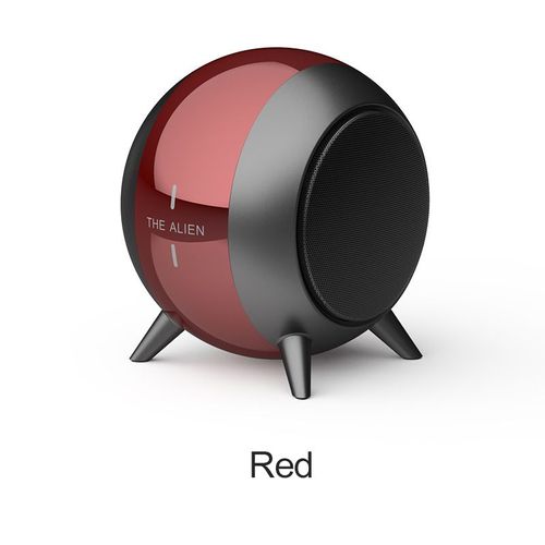 Mini Haut-Parleur Bluetooth Haut-Parleur Portable Sans Fil 9D Surround Subwoofer Haute Qualité Super Lourd Basse Stéréo En Stock Ordinateur, Rouge