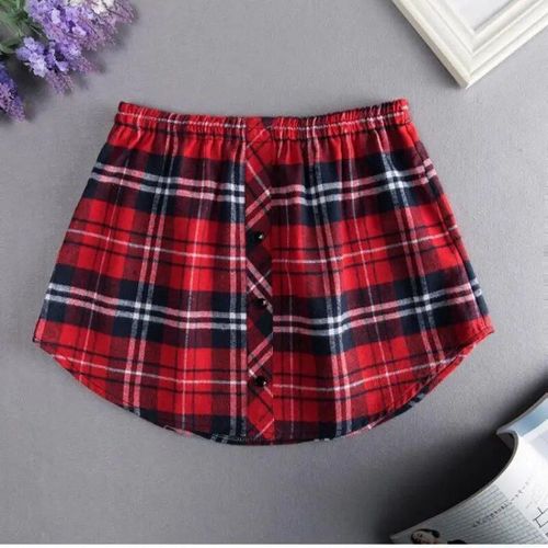 S-5xl Femmes Fausse Chemise Ourlet Poignées Détachable Sous-Jupe Irrégulière Jupe Queue Blouse Ourlet Extender Mini Jupe Couches Couche Intérieure