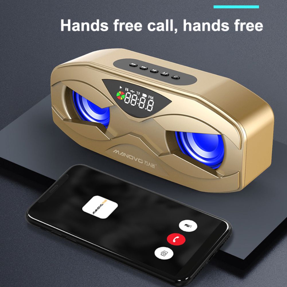 Cool Robot Design Haut-parleur Bluetooth LED Rhythm Flash Ha... - 4
