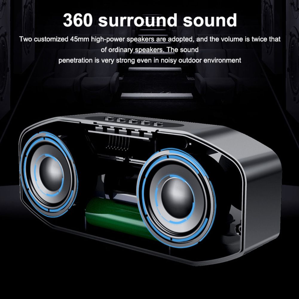 Cool Robot Design Haut-parleur Bluetooth LED Rhythm Flash Ha... - 5