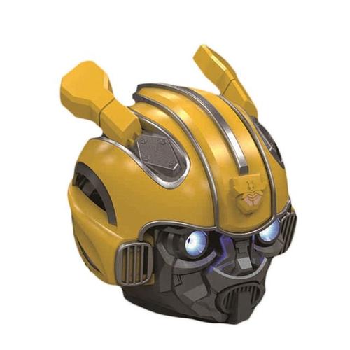 Cadeau du meilleur garçon du Nouvel An ! Casque Transformers Bumblebee Haut-parleur sans fil Bluetooth 5.0 avec prise en charge de la radio Fm Usb Mp3 TF pour enfants, style classique - Haut-parleur