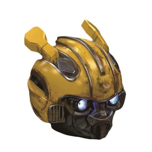 Cadeau du meilleur garçon du Nouvel An ! Casque Transformers Bumblebee Haut-parleur sans fil Bluetooth 5.0 avec prise en charge de la radio Fm Usb Mp3 TF pour enfants, Battle Damage- Haut-parleur
