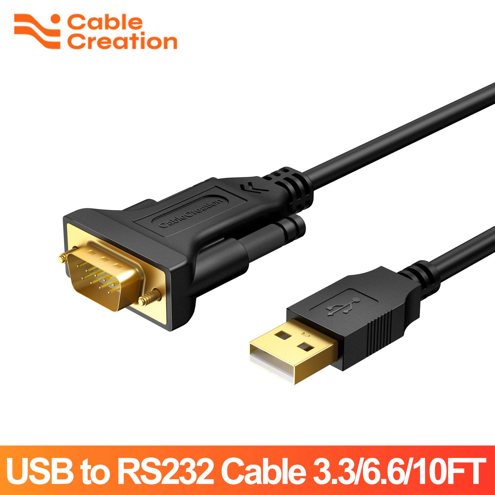 CableCreation Cble USB vers RS232 mle DB9 Adaptateur de po... - 2