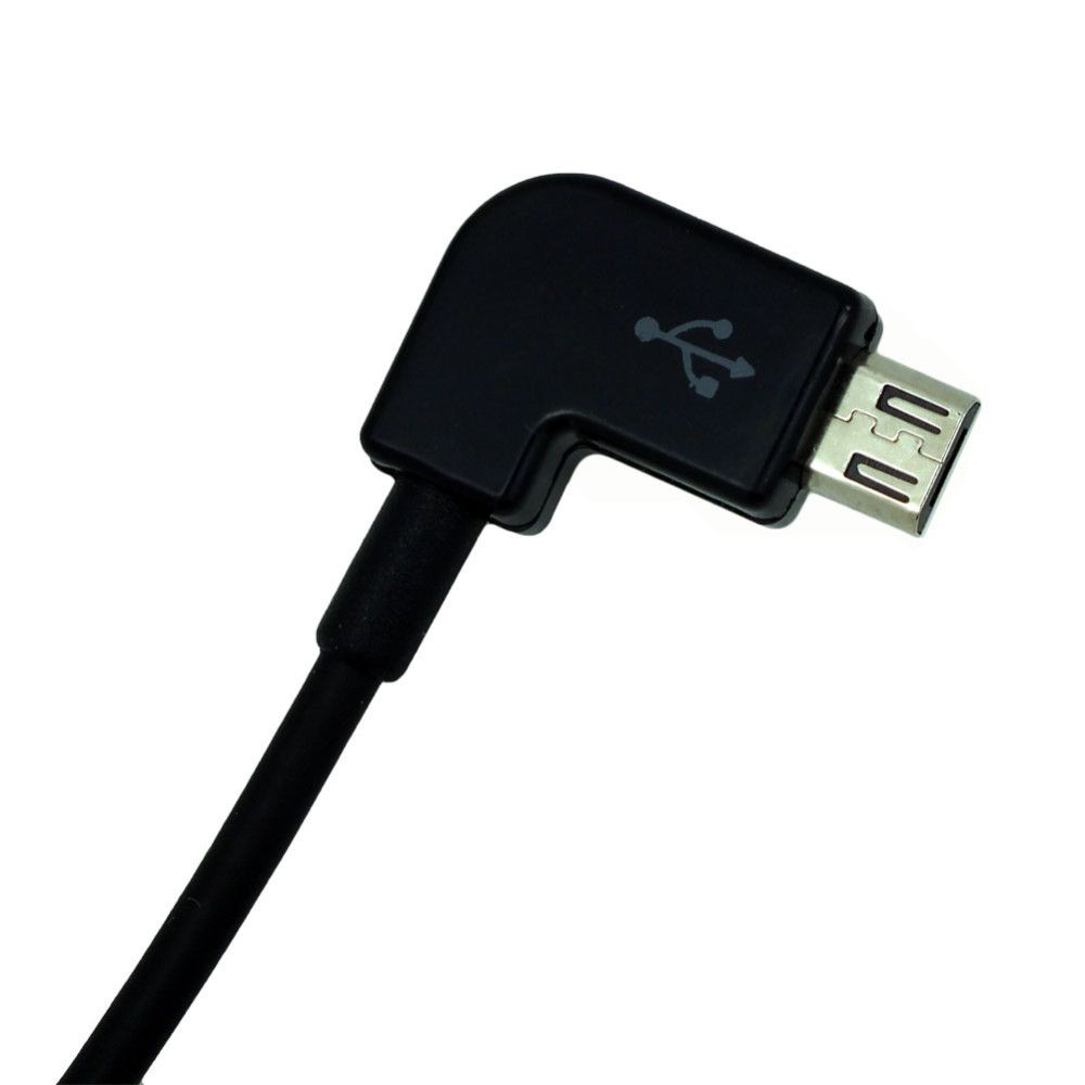 Cble micro USB court a 90 degrs 2A 90 Corner Charge rapide... - 2