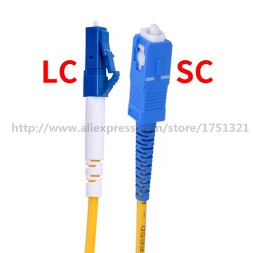 SC a SC LC a LC ST a ST FC a FC Cordon de raccordement Fibre Optique SM Simplex Monomode pour Réseau 3m 5m 10m 20m 30m 50m, 20m- LC a SC