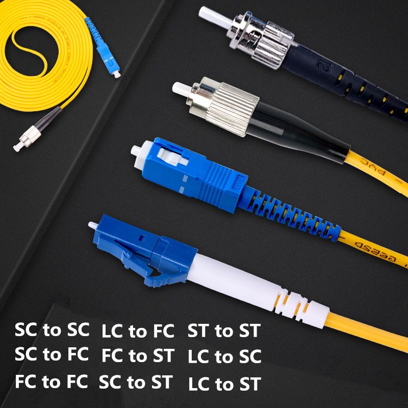 SC a SC LC a LC ST a ST FC a FC Cordon de raccordement Fibre... - 4